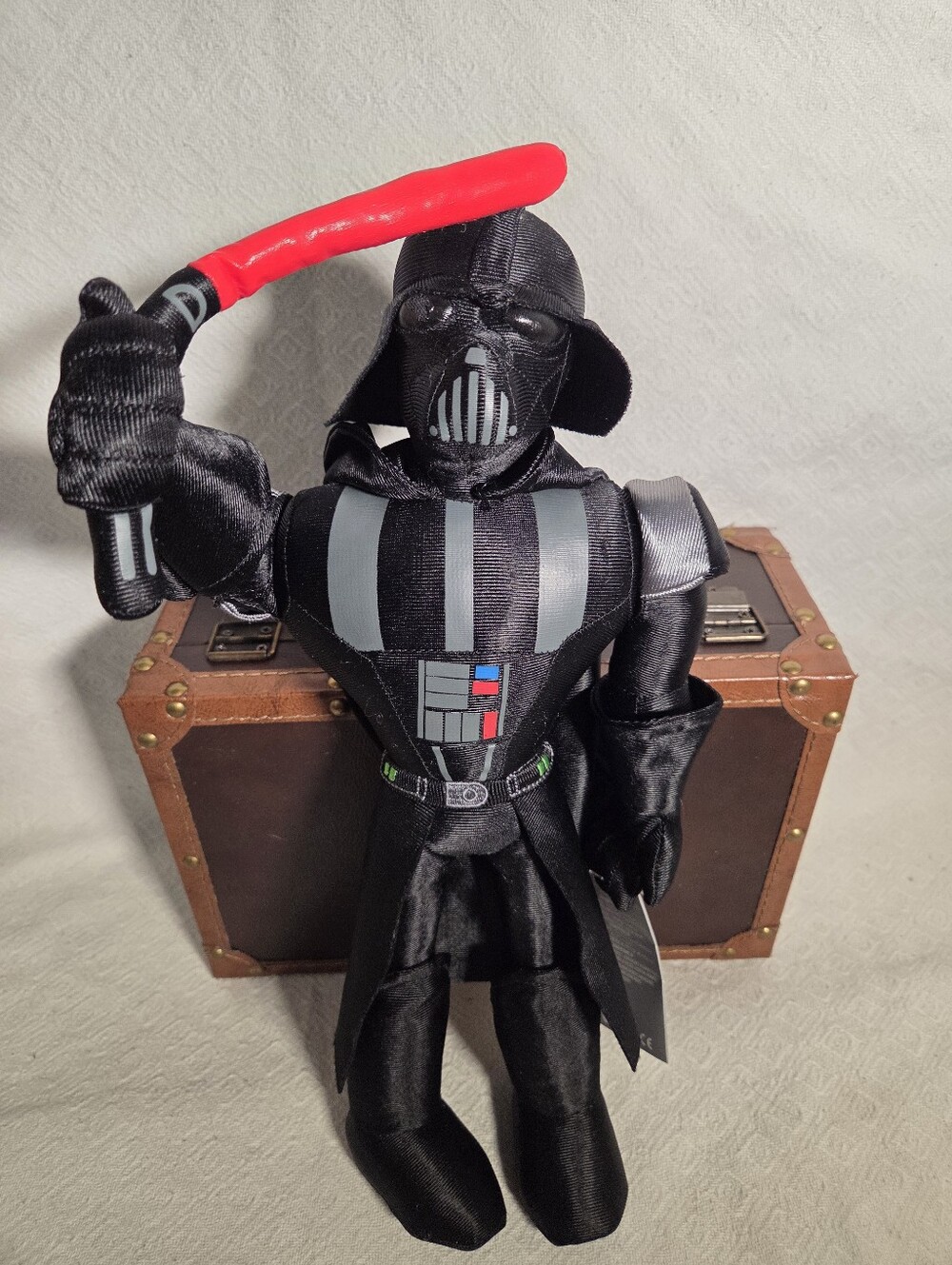 Disney Parks Star Wars Darth Vader 15" Poseable Plush w Lightsaber NWT